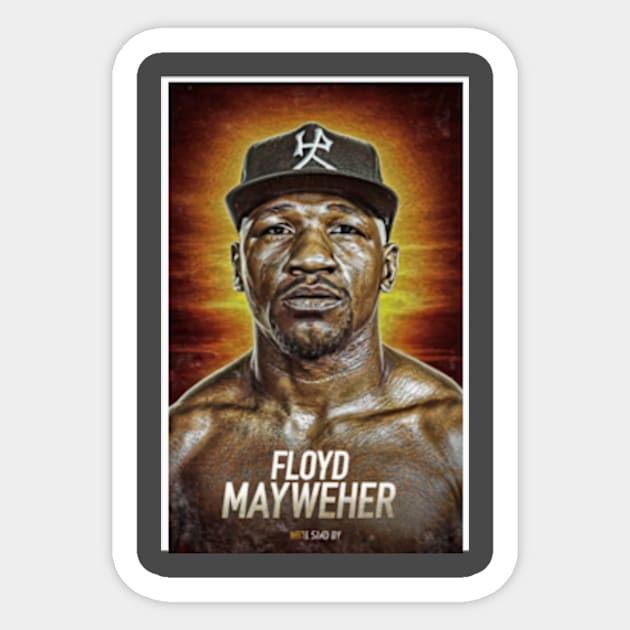 Floyd mayweather Sticker by TshirtMA